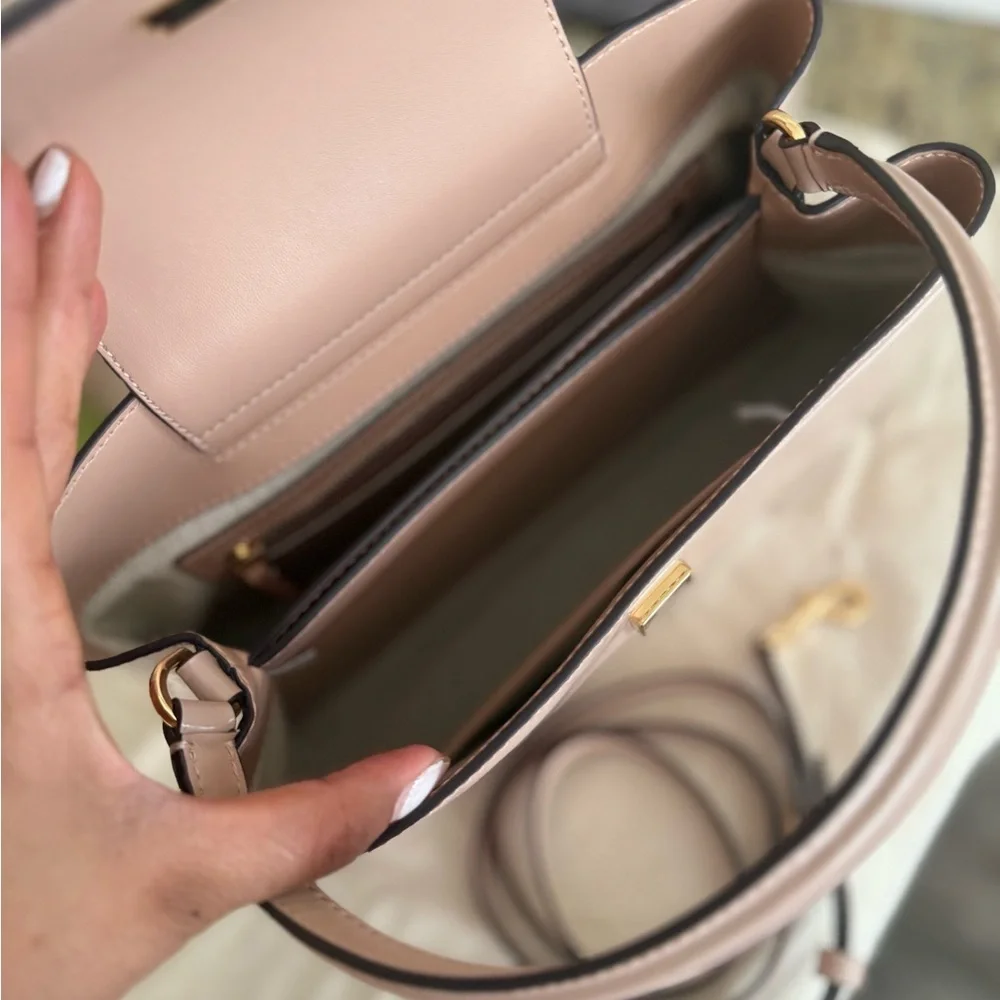 Tory BurchBritten leather Satchel and matching Britten continental Wallet Set